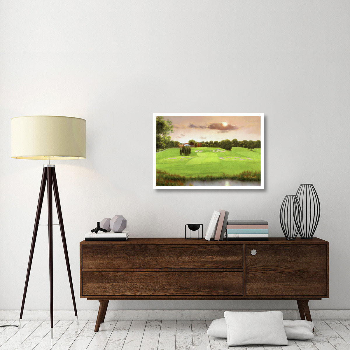Bethpage Black -Paper Art-38&quotx26"
