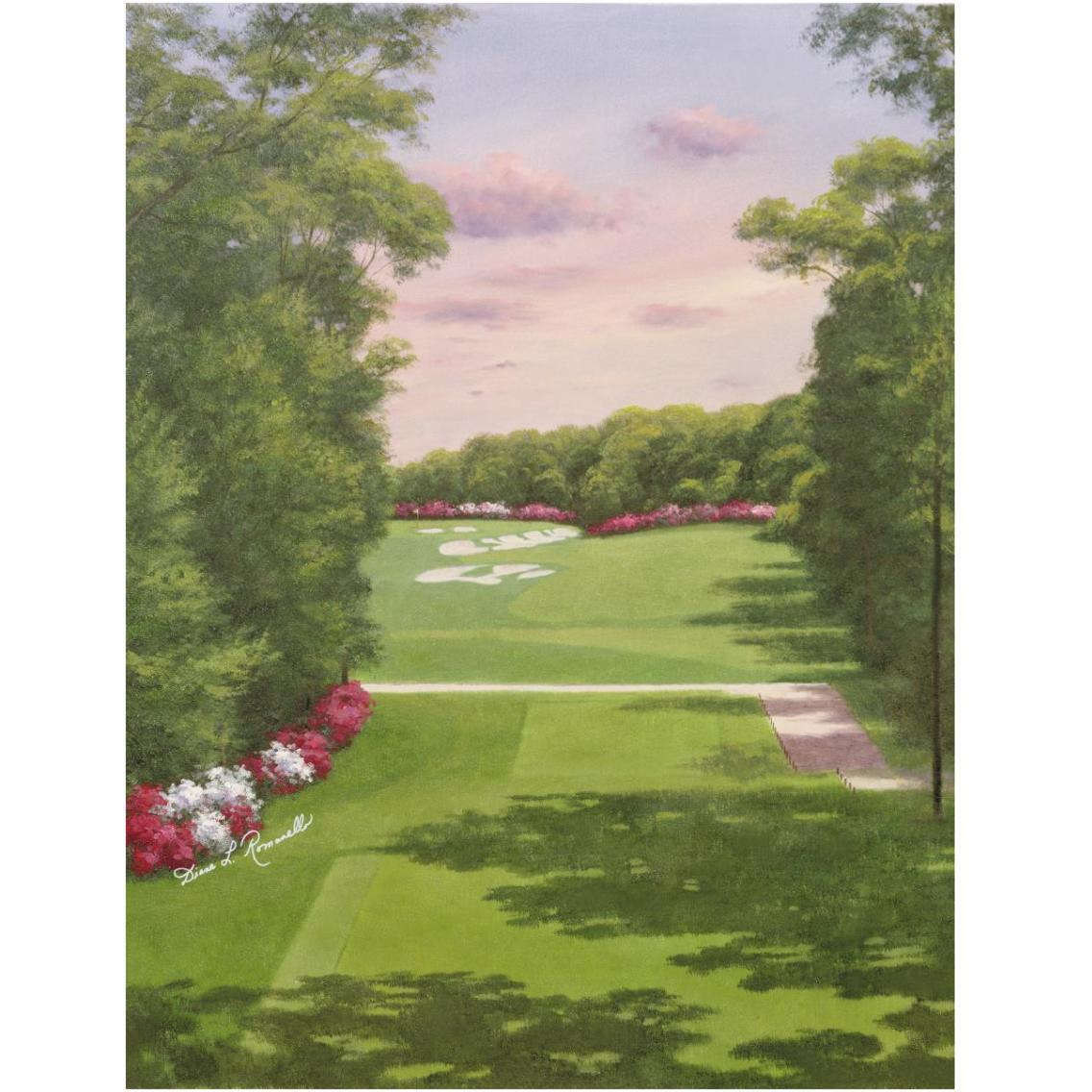 4th Hole Bethpage Black -Paper Art-14&quotx18"