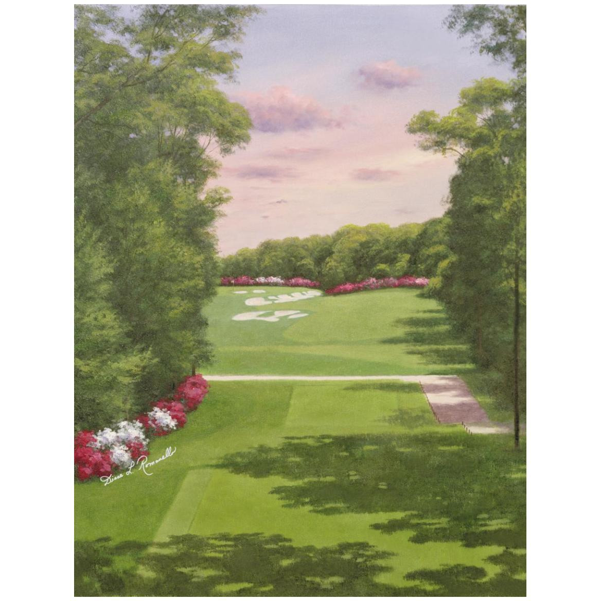 4th Hole Bethpage Black -Paper Art-38&quotx50"
