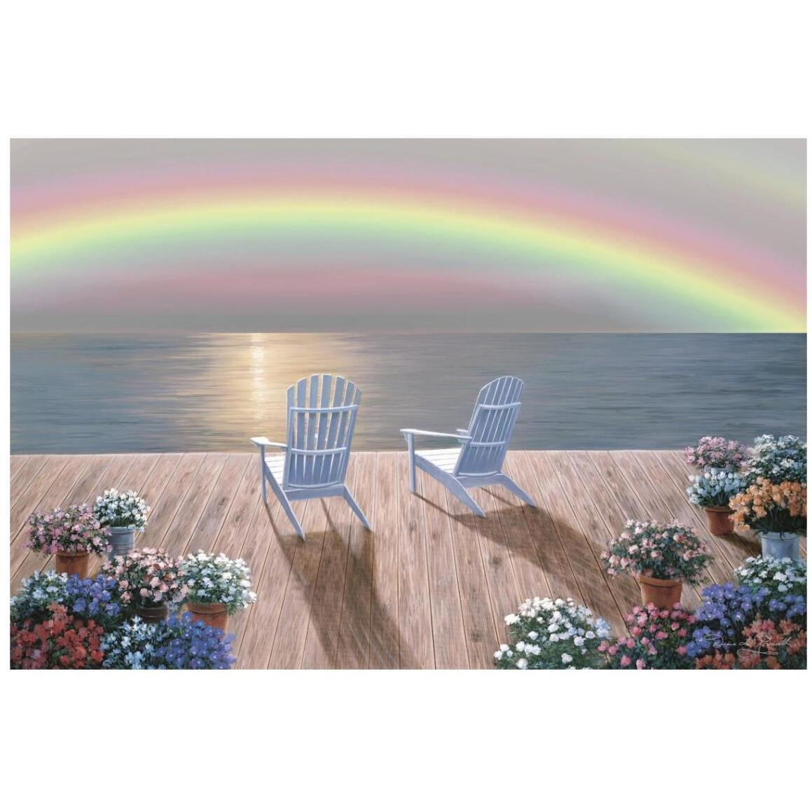 Rainbow Wishes -Paper Art-20&quotx14"