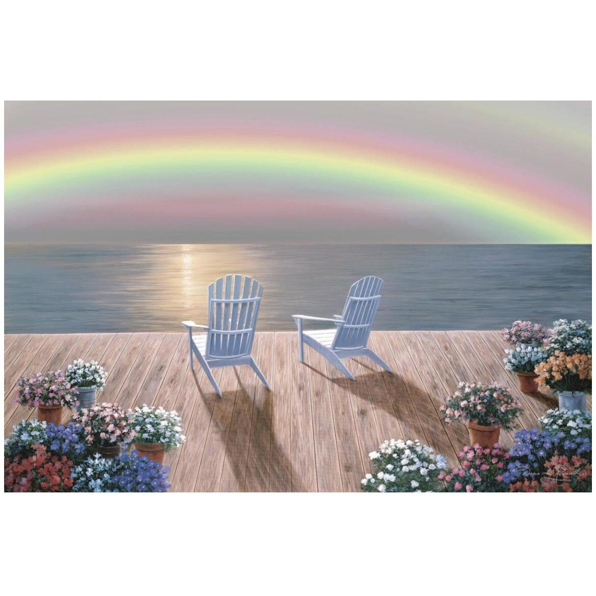 Rainbow Wishes -Paper Art-50&quotx34"