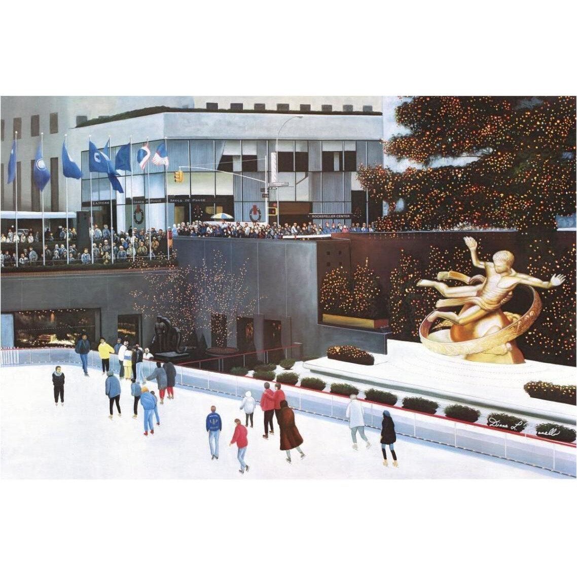 Rockefeller Center -Paper Art-38&quotx26"