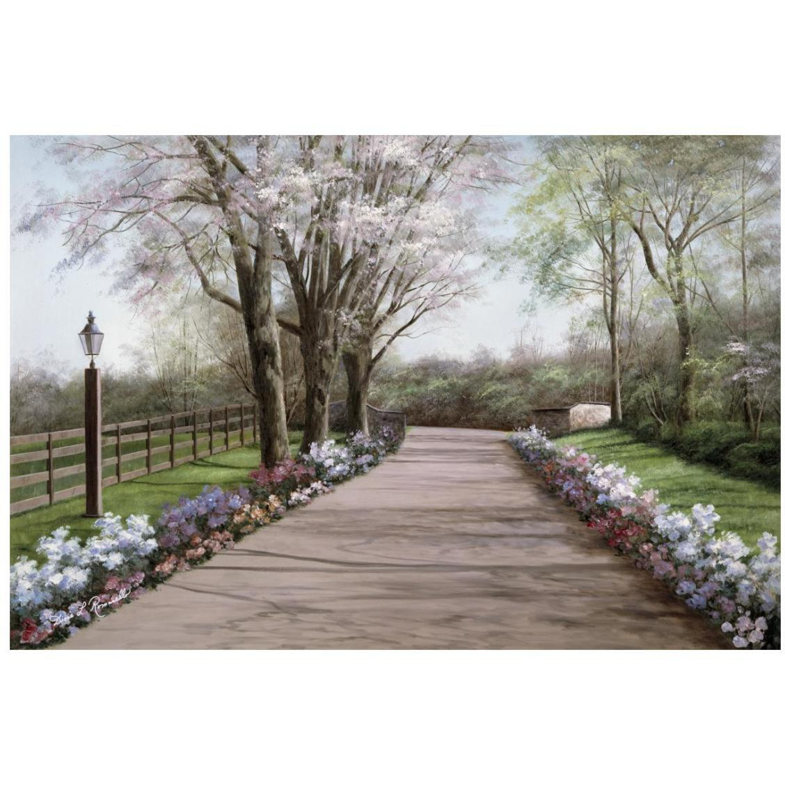 Country Lane -Paper Art-26&quotx18"