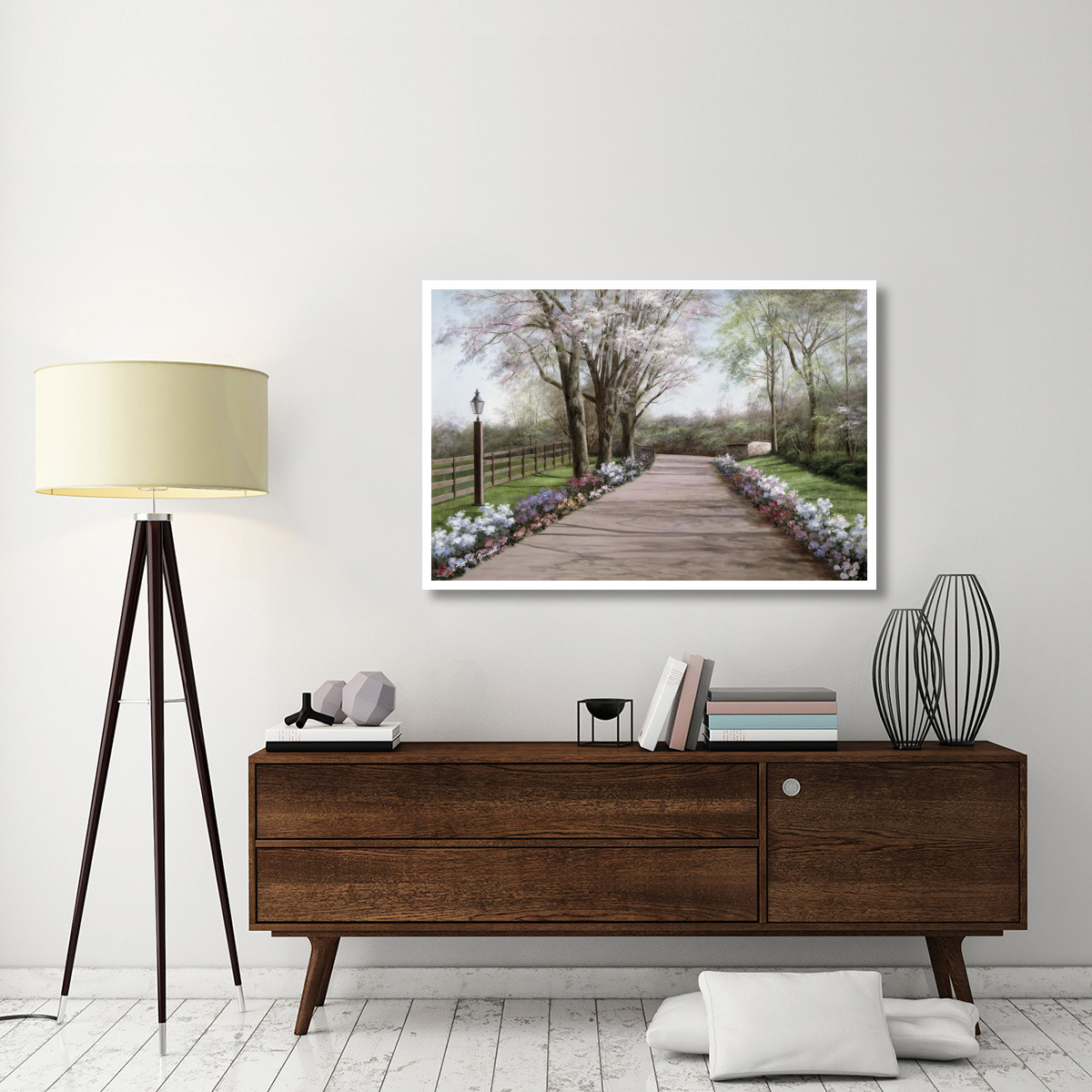 Country Lane -Paper Art-50&quotx34"