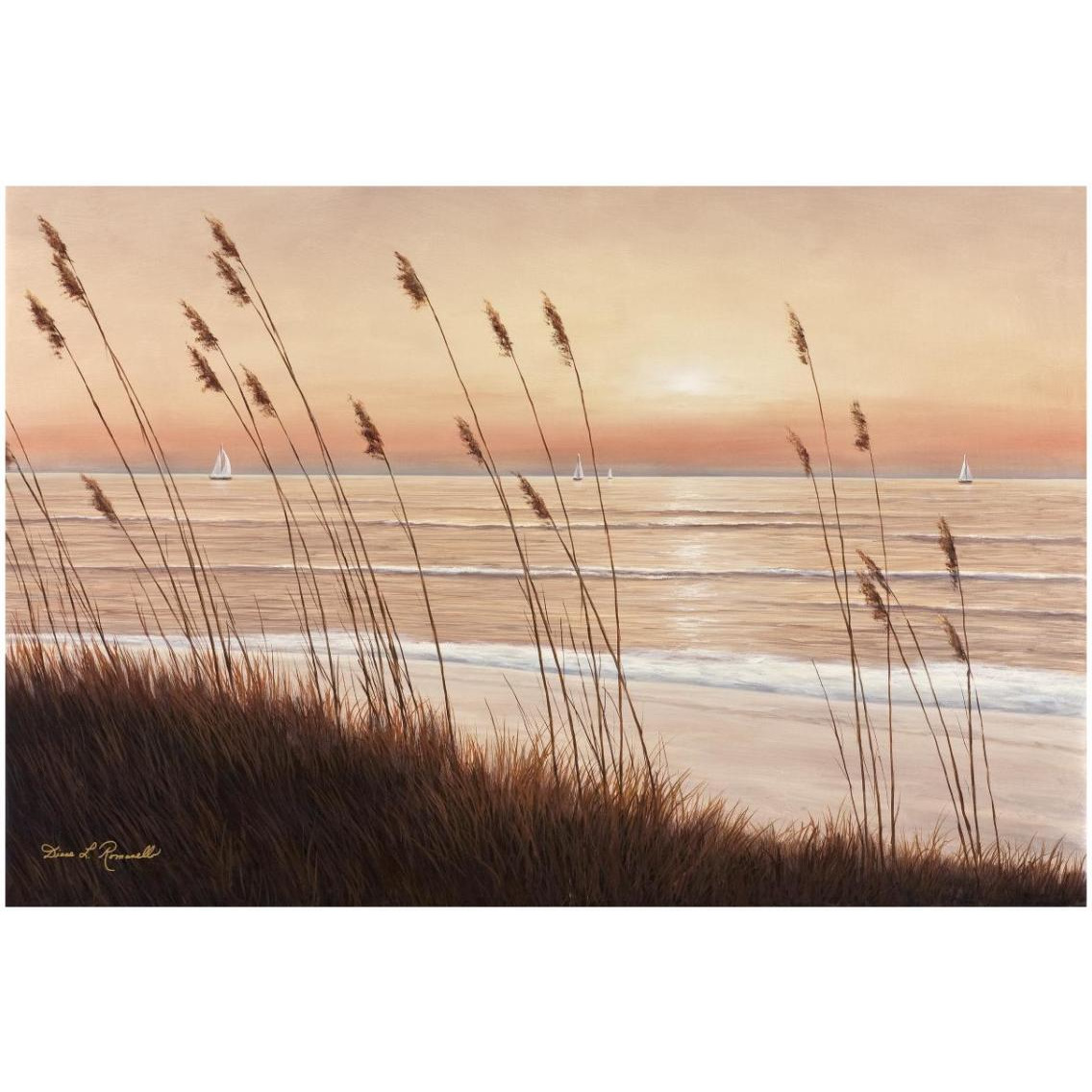 Breezy Sunset -Paper Art-32&quotx22"