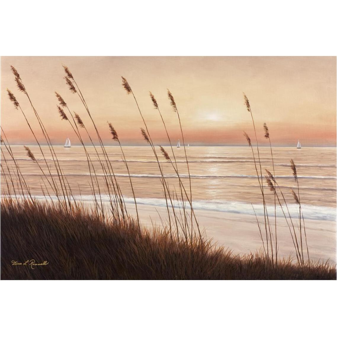 Breezy Sunset -Paper Art-38&quotx26"