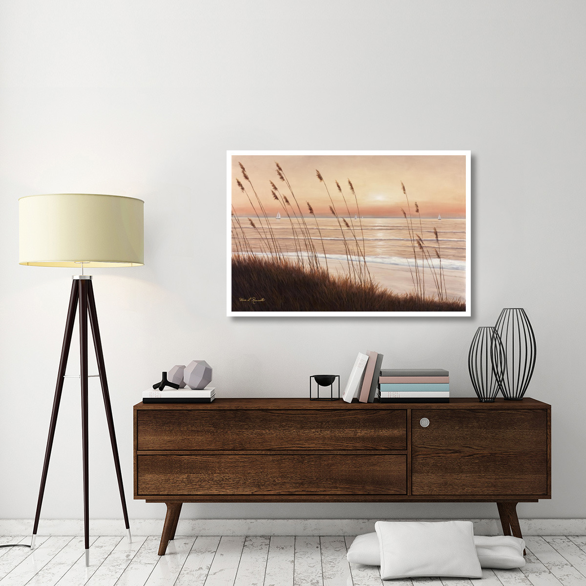 Breezy Sunset -Paper Art-50&quotx34"