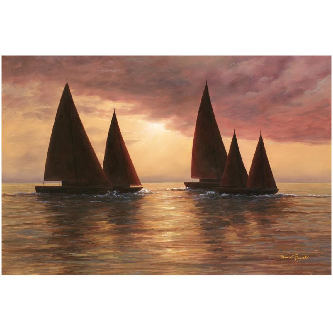 Dream Sails -Paper Art-32&quotx22"