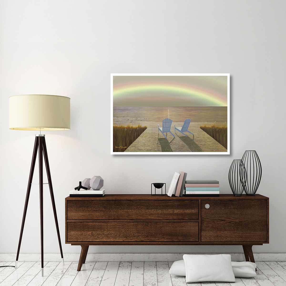 Over the Rainbow -Paper Art-50&quotx34"