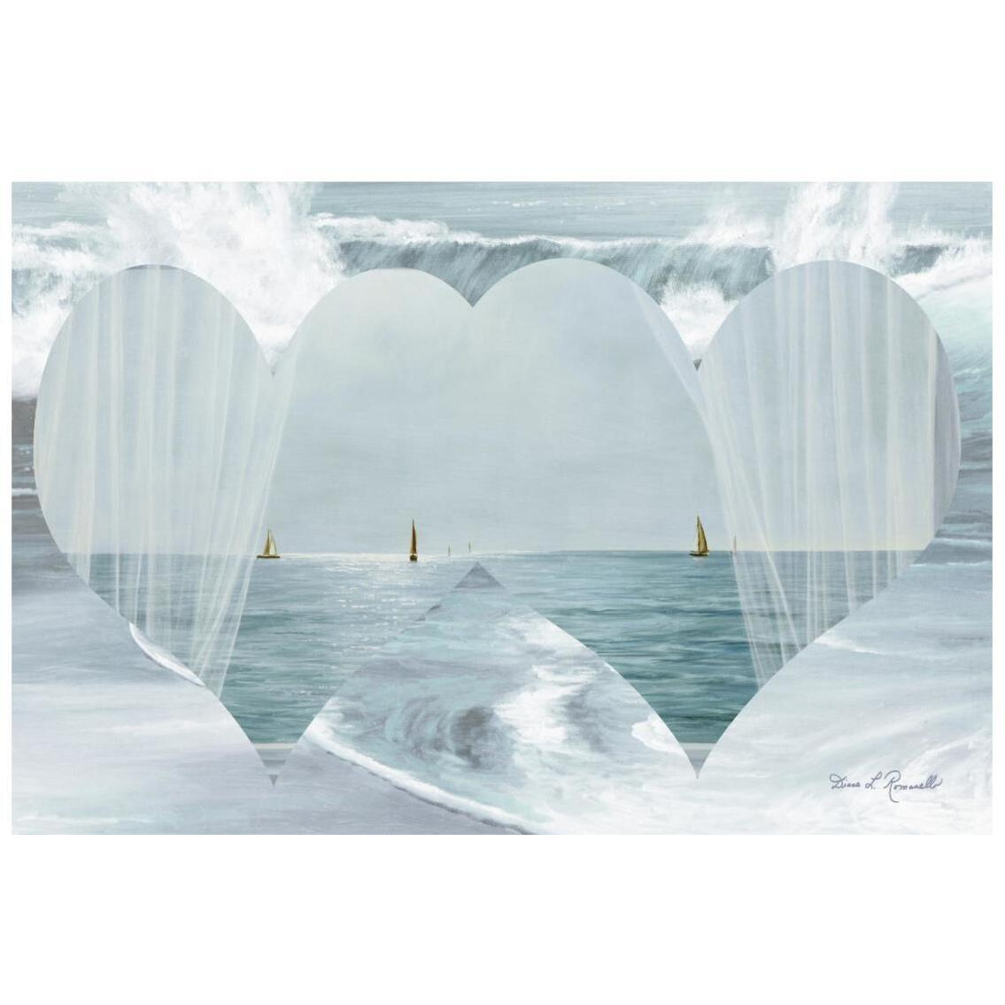 Two Hearts as One -Paper Art-26&quotx18"