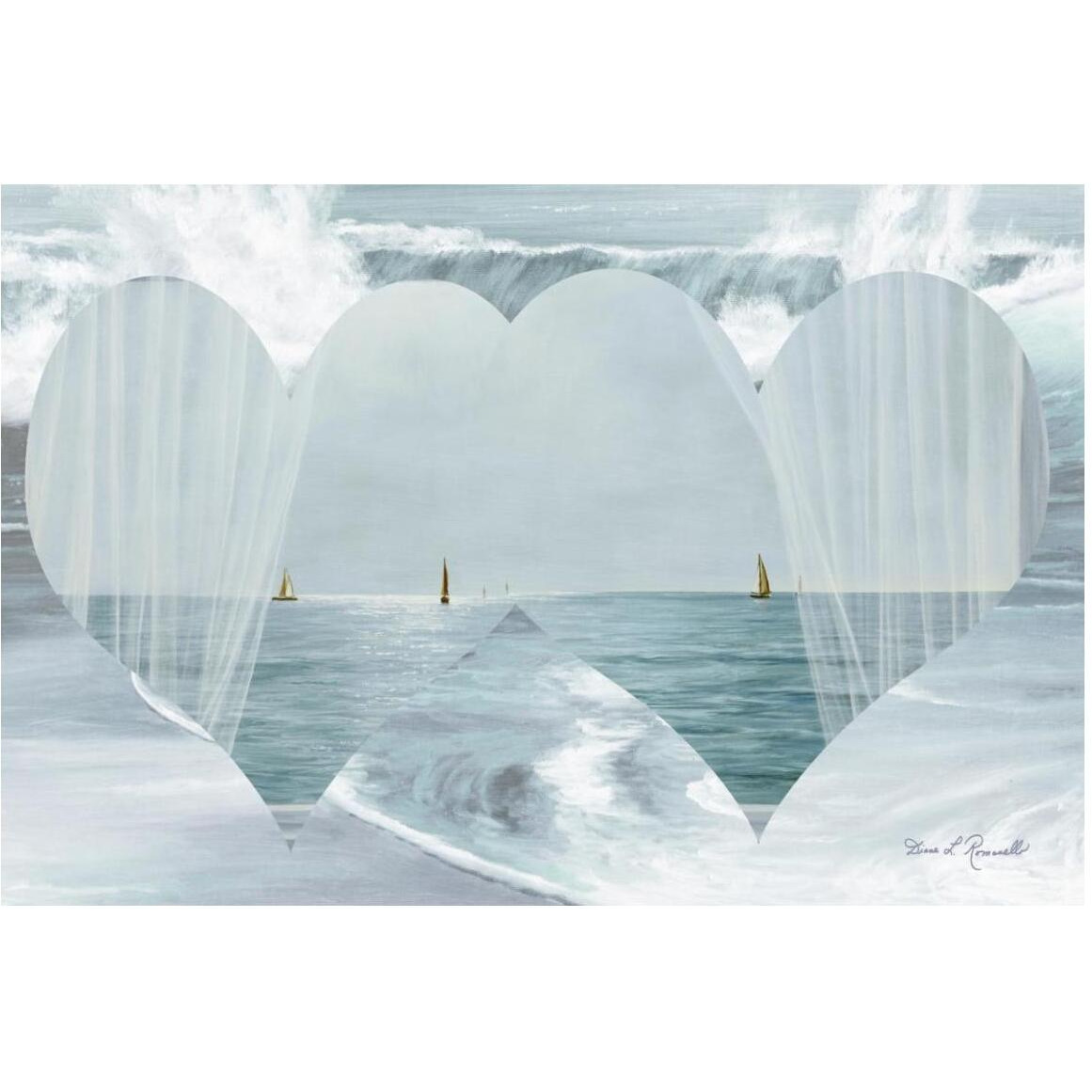Two Hearts as One -Paper Art-50&quotx34"
