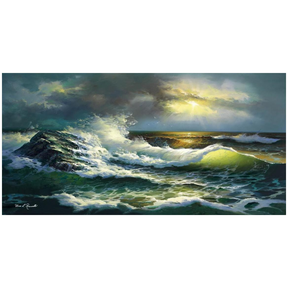 Ocean Waves -Paper Art-50&quotx26"