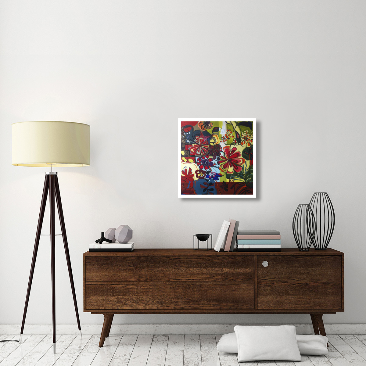 Meet Me in the Garden -Paper Art-26&quotx26"