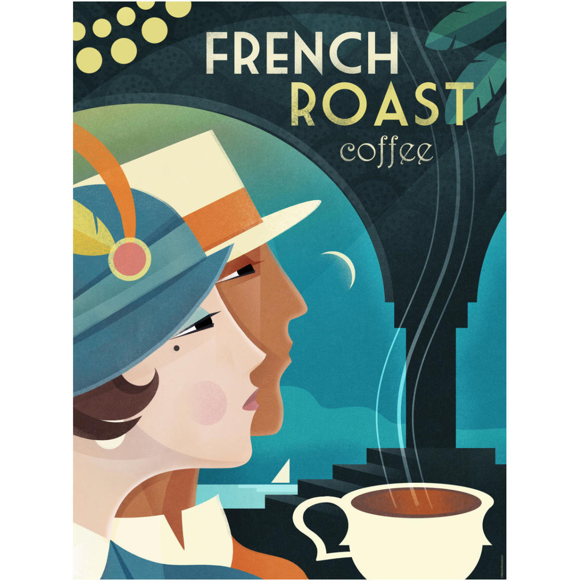French Roast Coffee -Paper Art-14&quotx18"