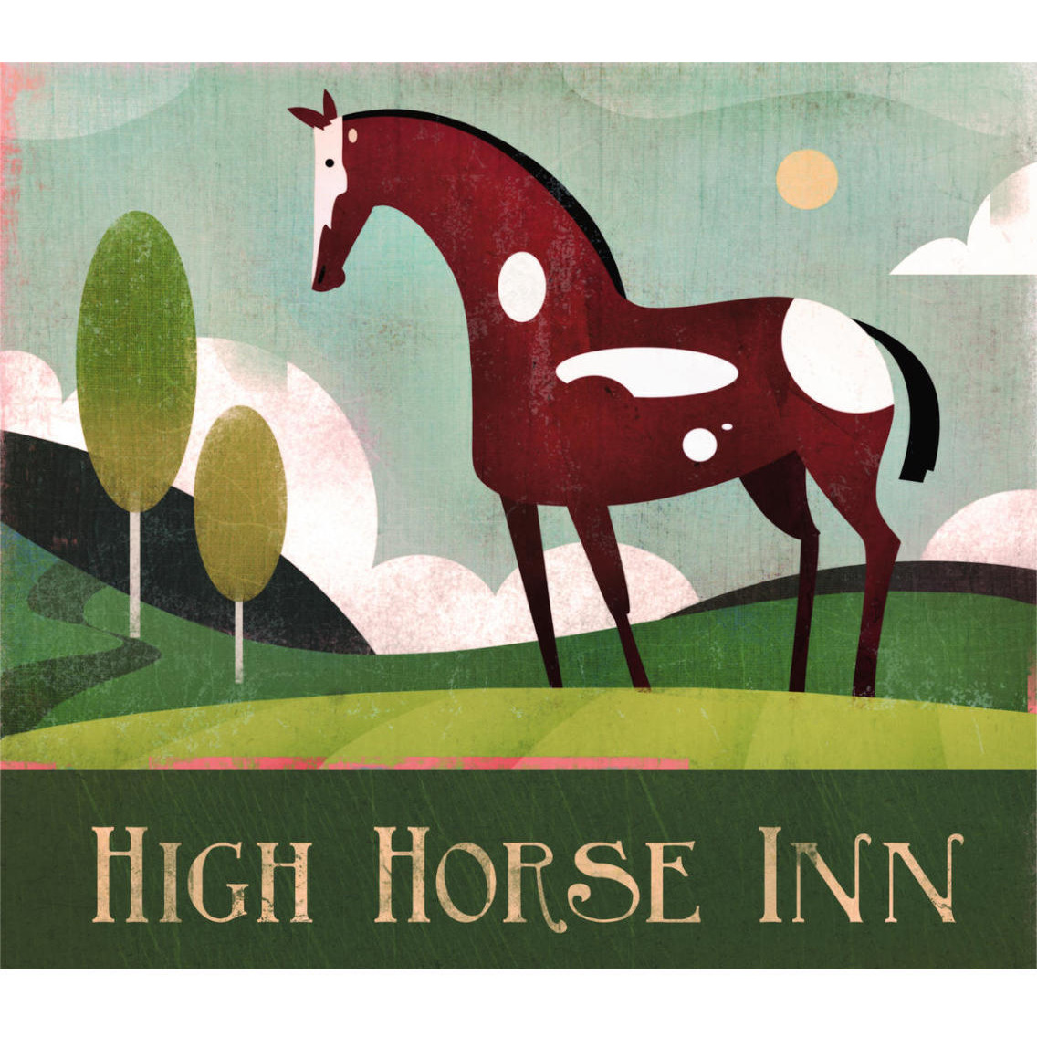 High Horse Inn -Paper Art-38&quotx33.68"