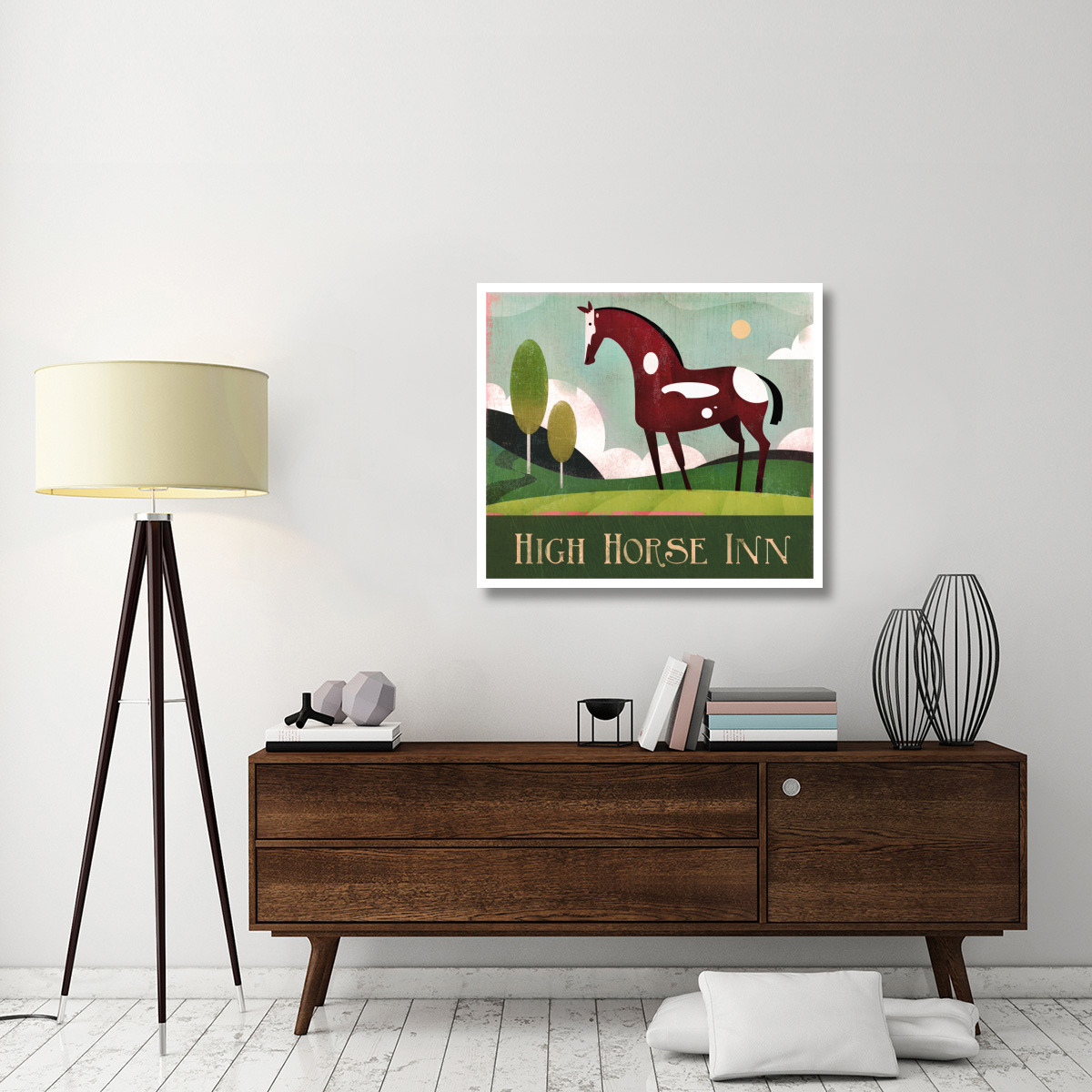 High Horse Inn -Paper Art-38&quotx33.68"