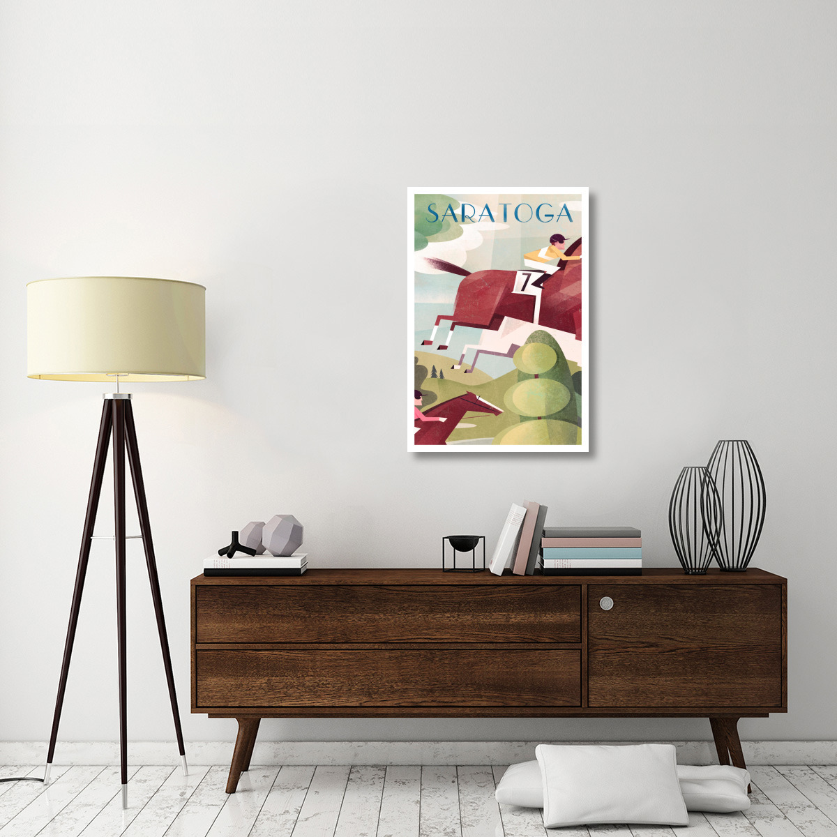Saratoga -Paper Art-26&quotx38"