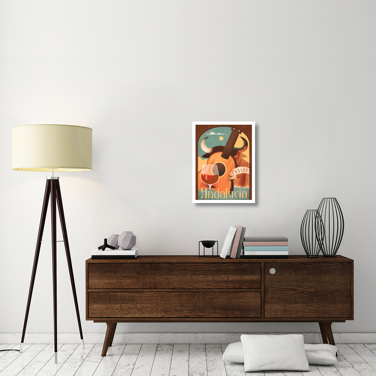 Visit Andalucia -Paper Art-20&quotx26"