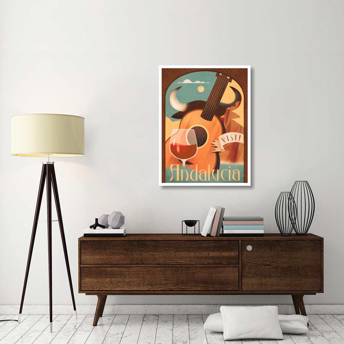 Visit Andalucia -Paper Art-32&quotx42"