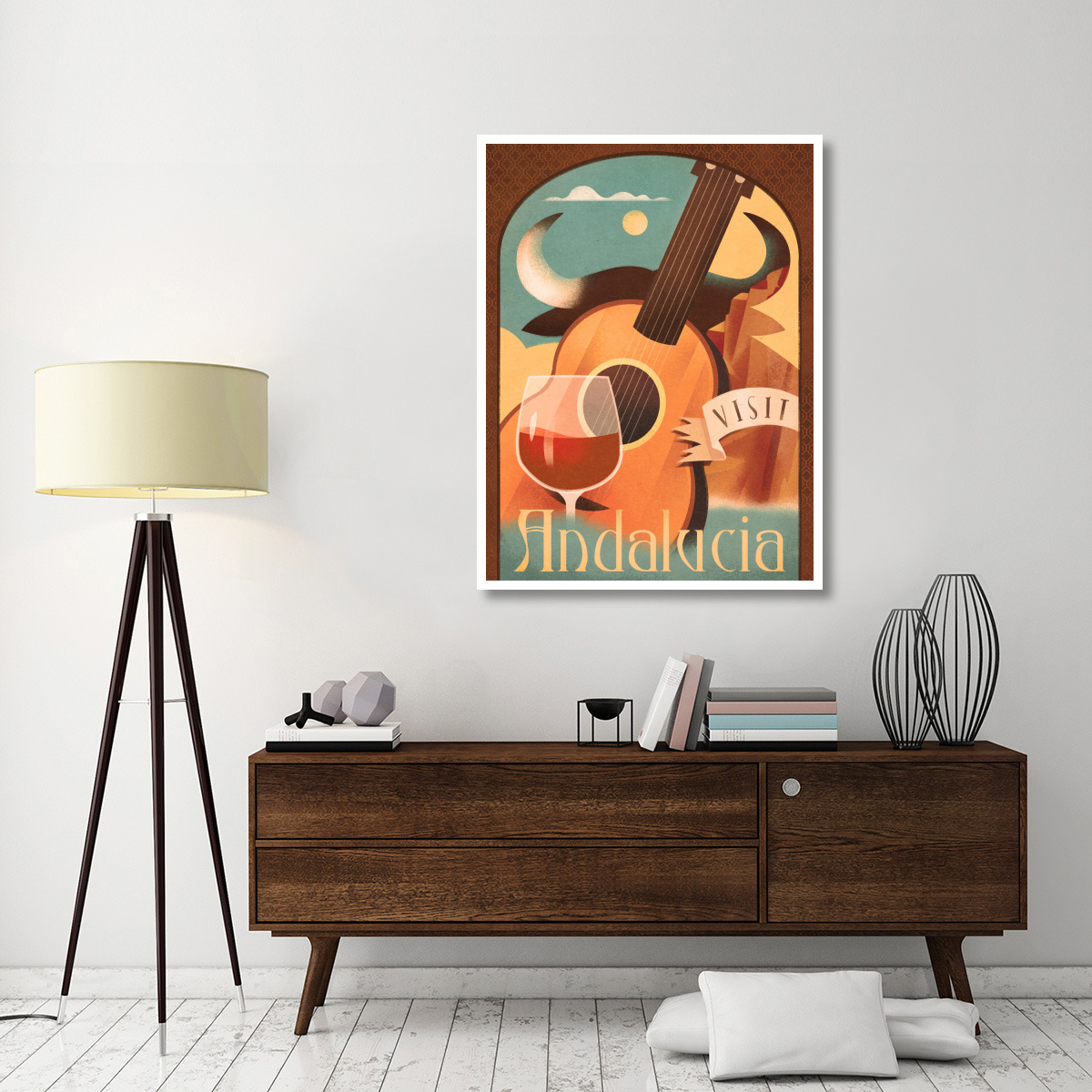Visit Andalucia -Paper Art-38&quotx50"