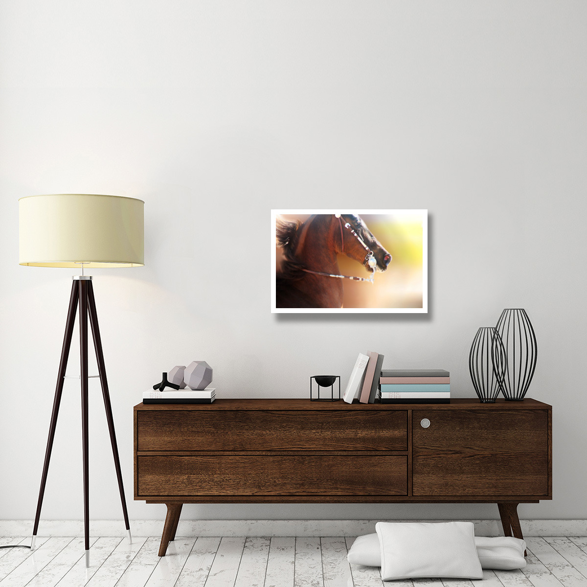 Wild Saddlebred -Paper Art-32&quotx22"