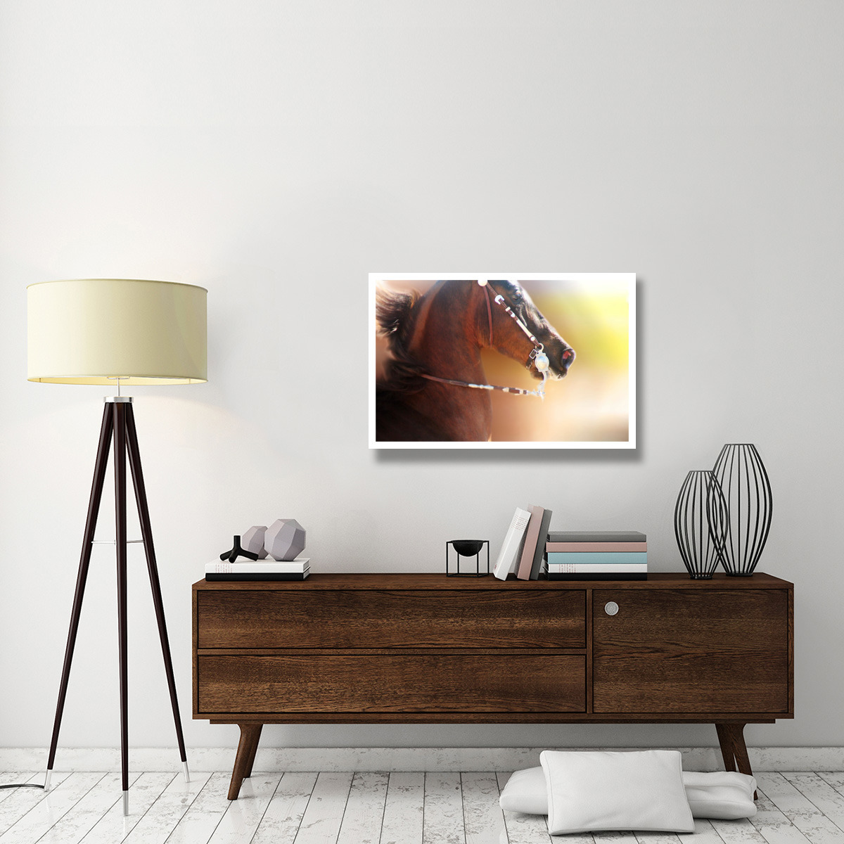 Wild Saddlebred -Paper Art-38&quotx26"
