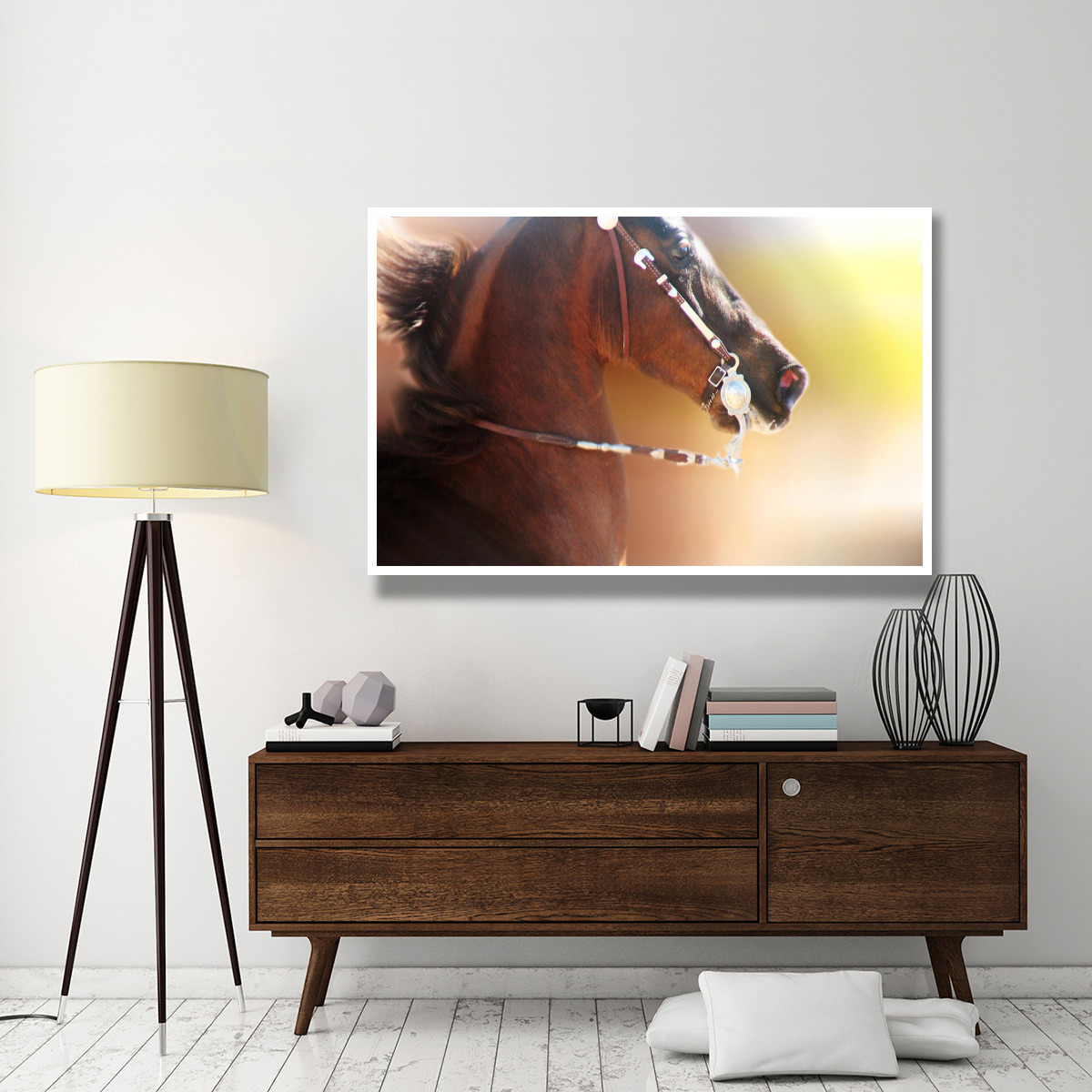Wild Saddlebred -Paper Art-62&quotx42"
