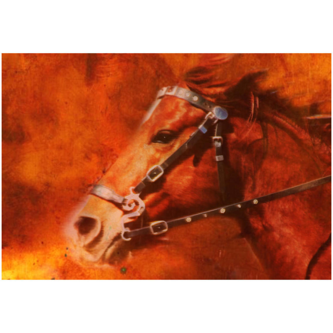 Copper Wind -Paper Art-32&quotx22"