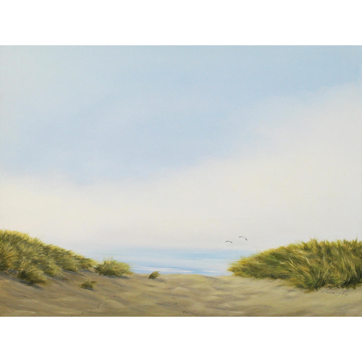 Beach Rendez-vous -Paper Art-50&quotx38"