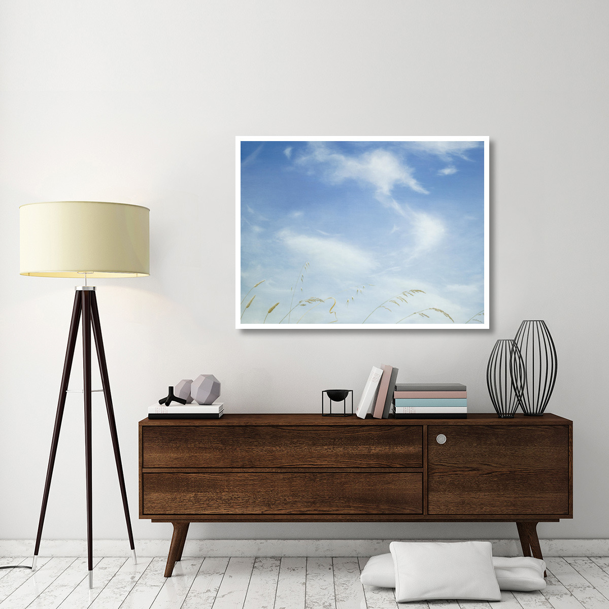 Big Sky-Summer Glee -Paper Art-50&quotx38"