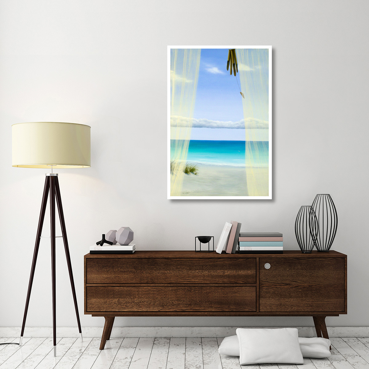 Blissful Breeze -Paper Art-34&quotx50"