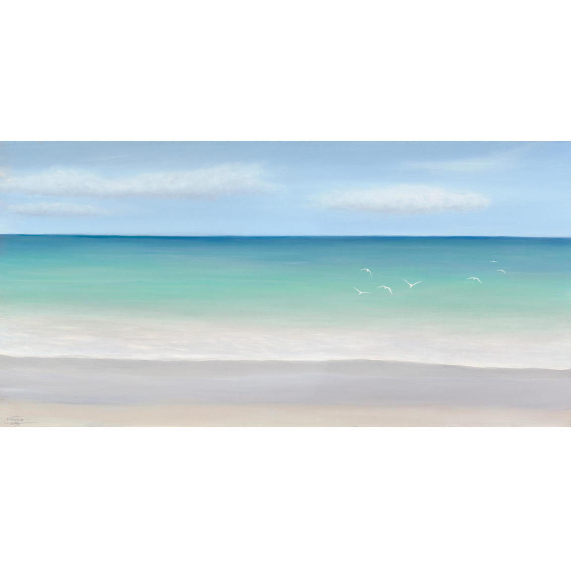 Caribbean Dreamn -Paper Art-50&quotx26"