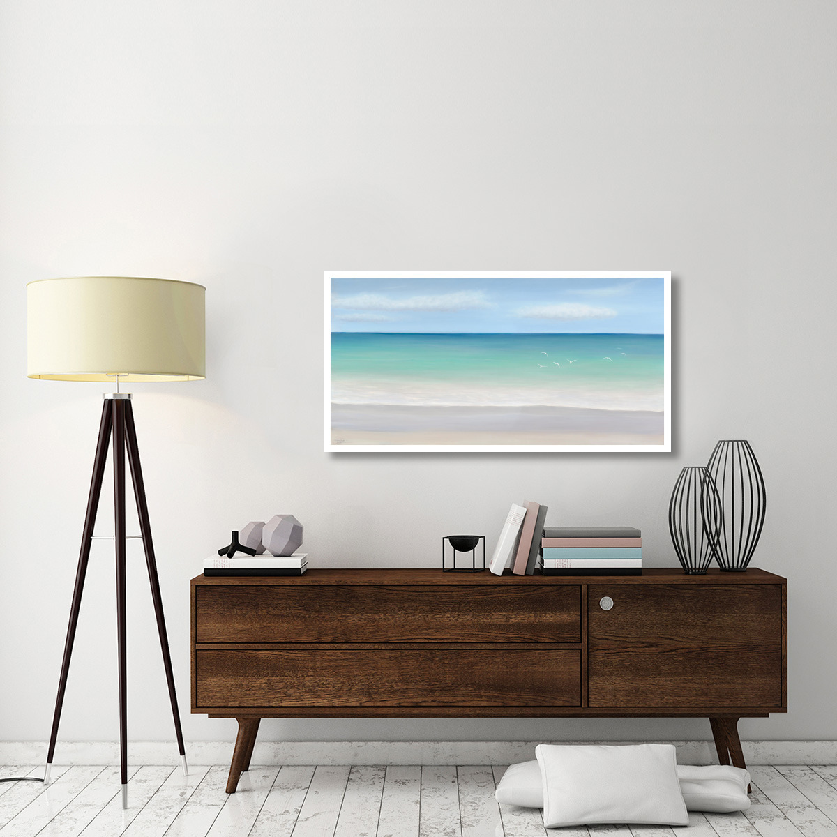 Caribbean Dreamn -Paper Art-50&quotx26"