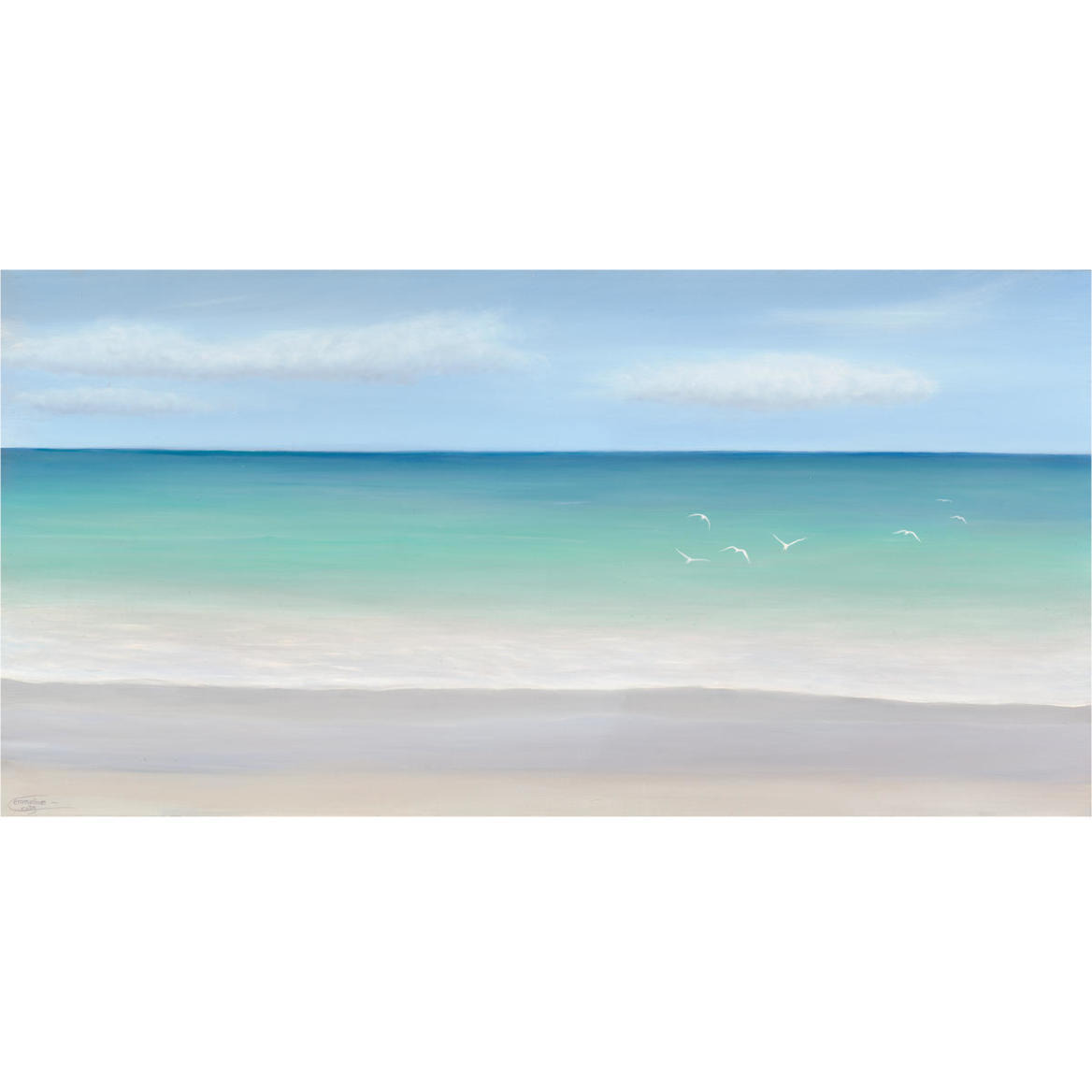 Caribbean Dreamn -Paper Art-74&quotx38"