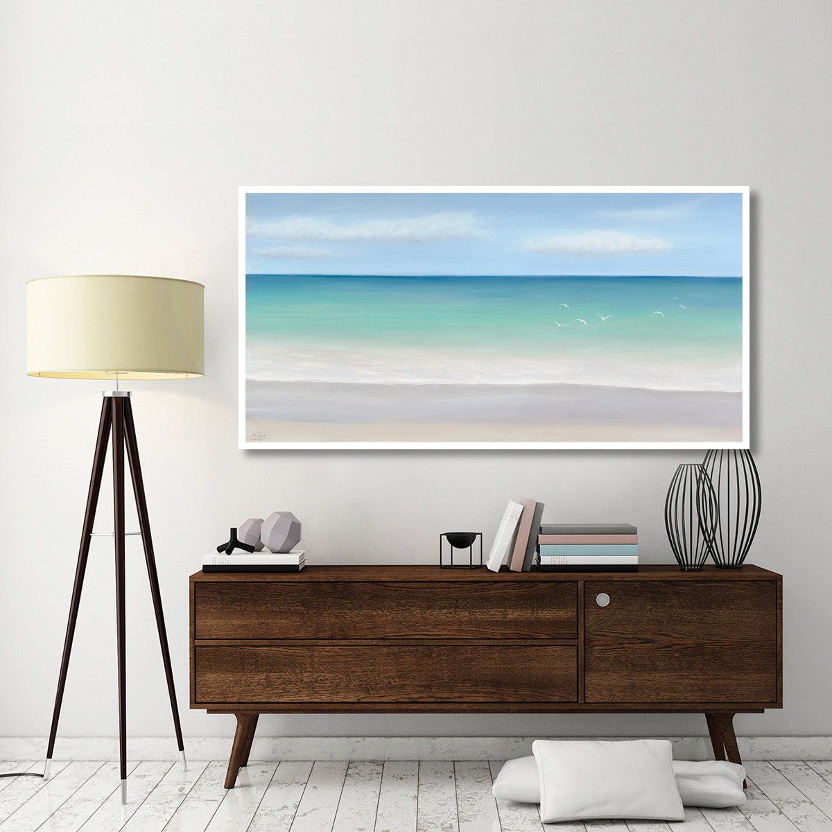 Caribbean Dreamn -Paper Art-74&quotx38"