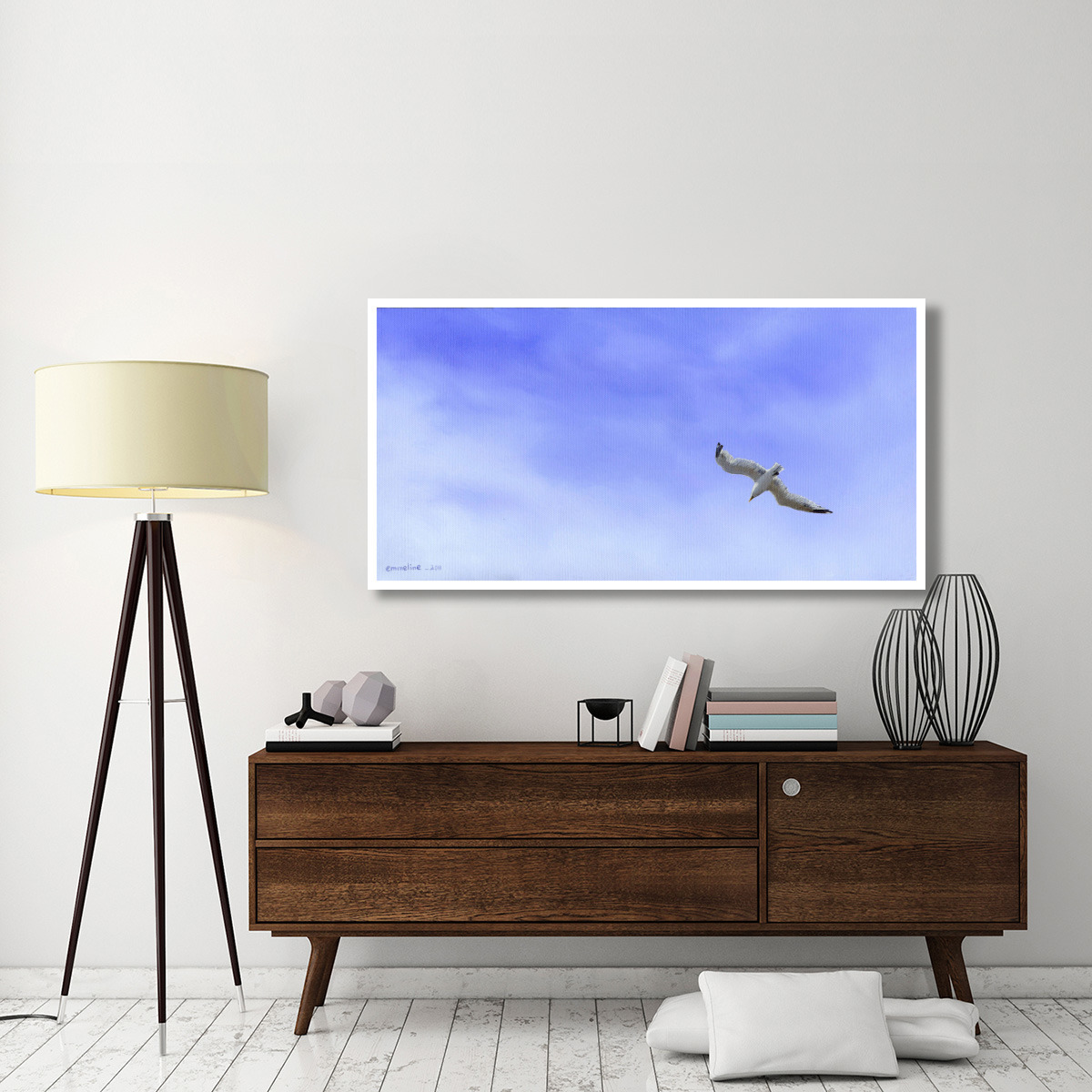 Fly High -Paper Art-62&quotx32"