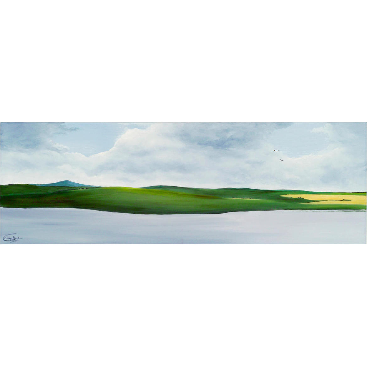 Greeness -Paper Art-74&quotx26"