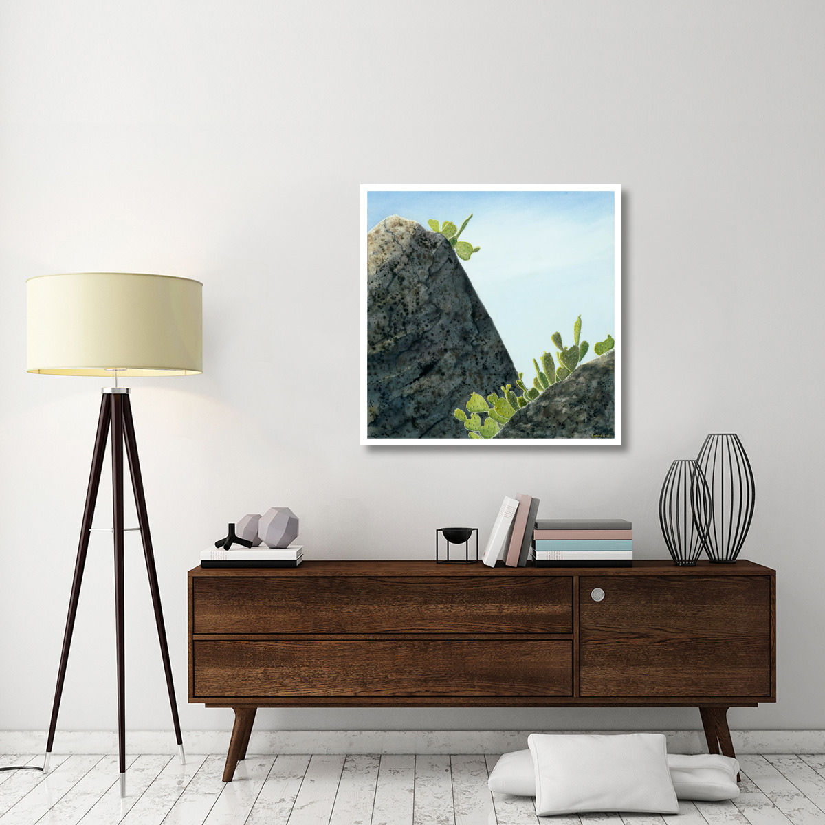 I Love New Mexico -Paper Art-38&quotx38"