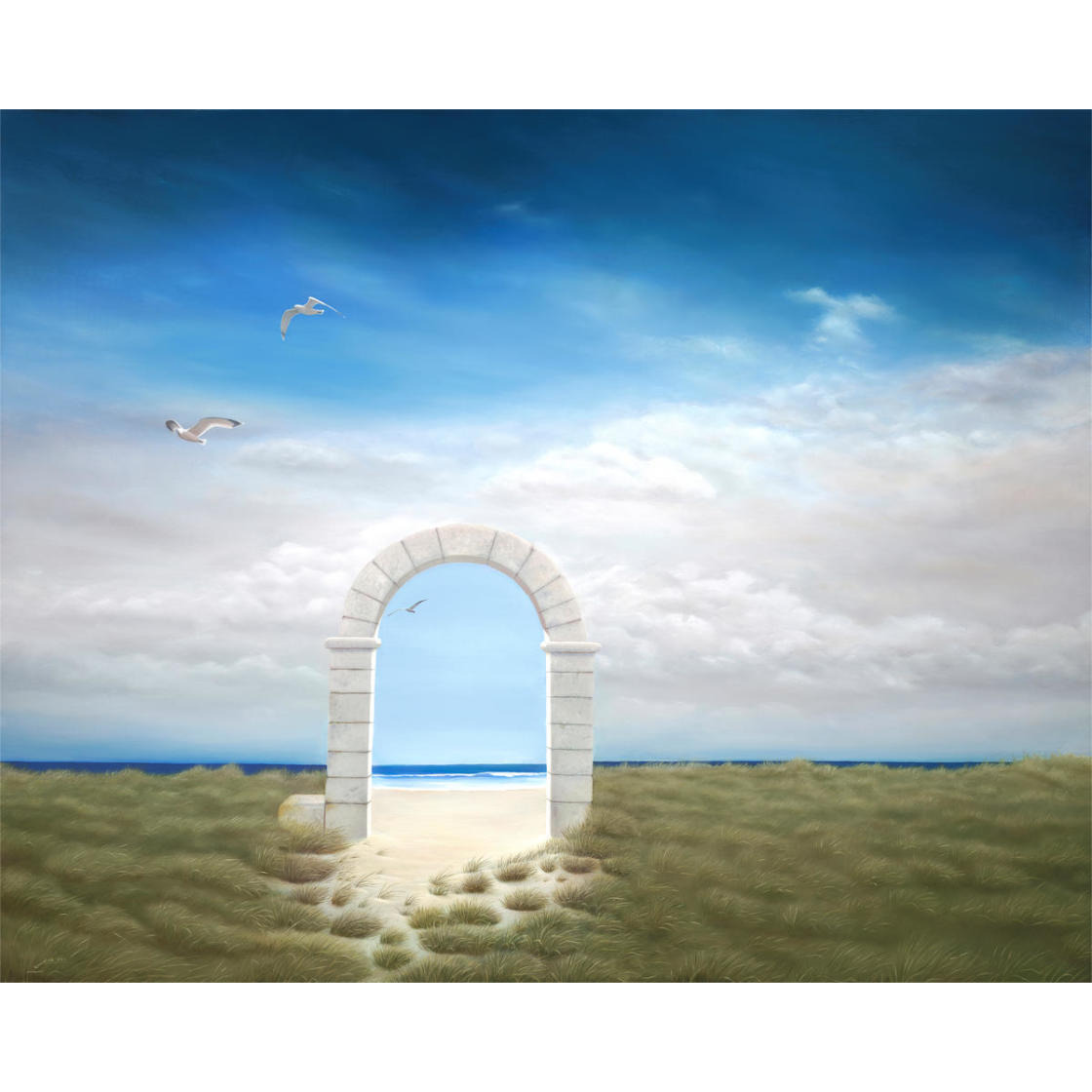 Inside Out Quantum Journey -Paper Art-30&quotx24"