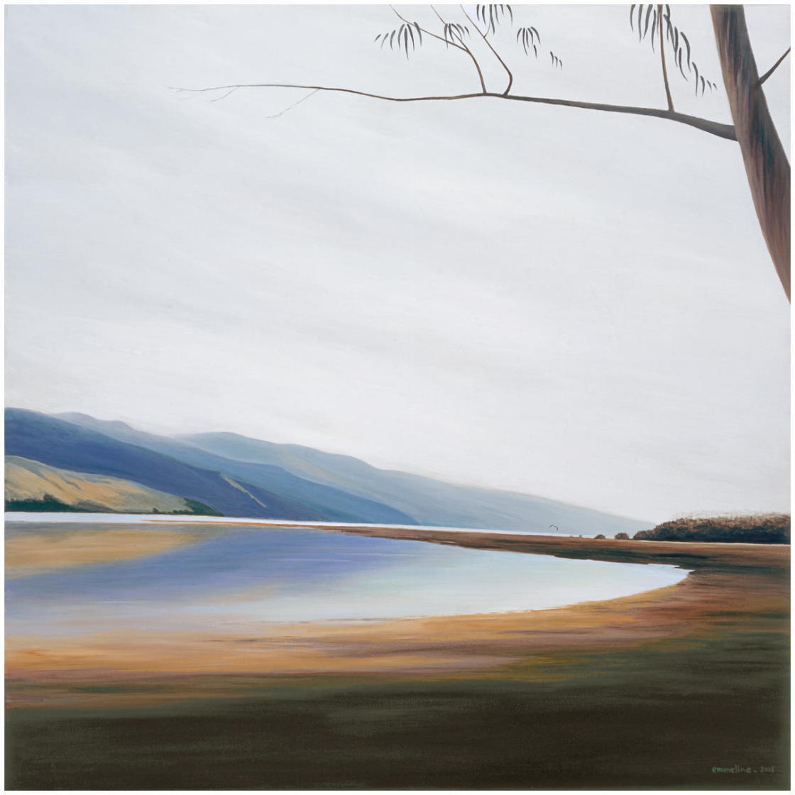 Lagoon Reflections -Paper Art-26&quotx26"