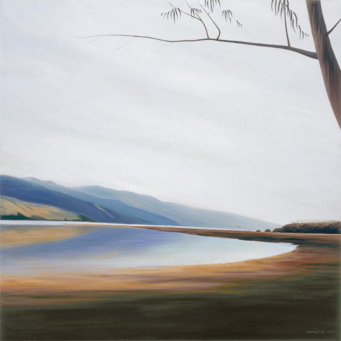 Lagoon Reflections -Paper Art-38&quotx38"