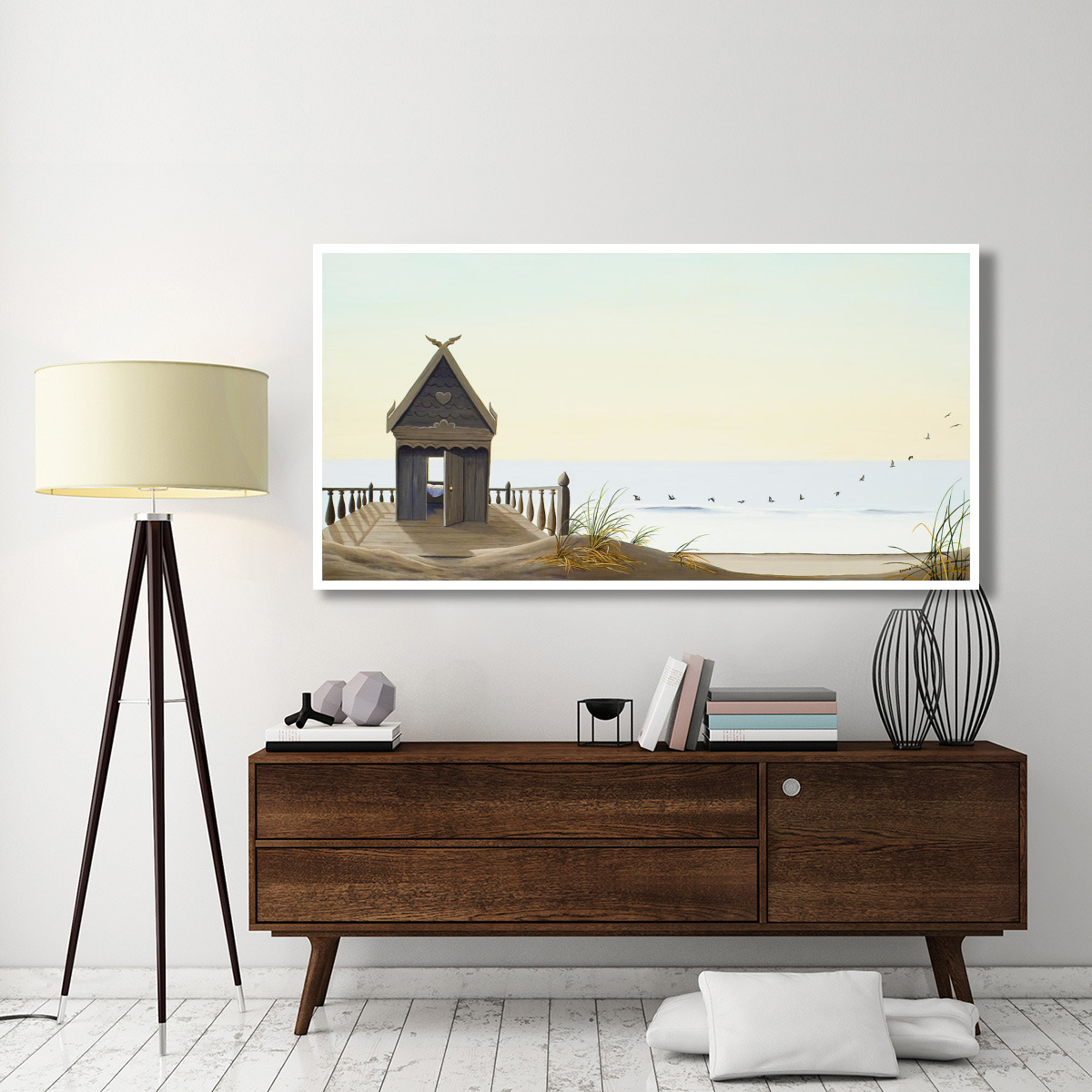 Love Temple -Paper Art-74&quotx38"