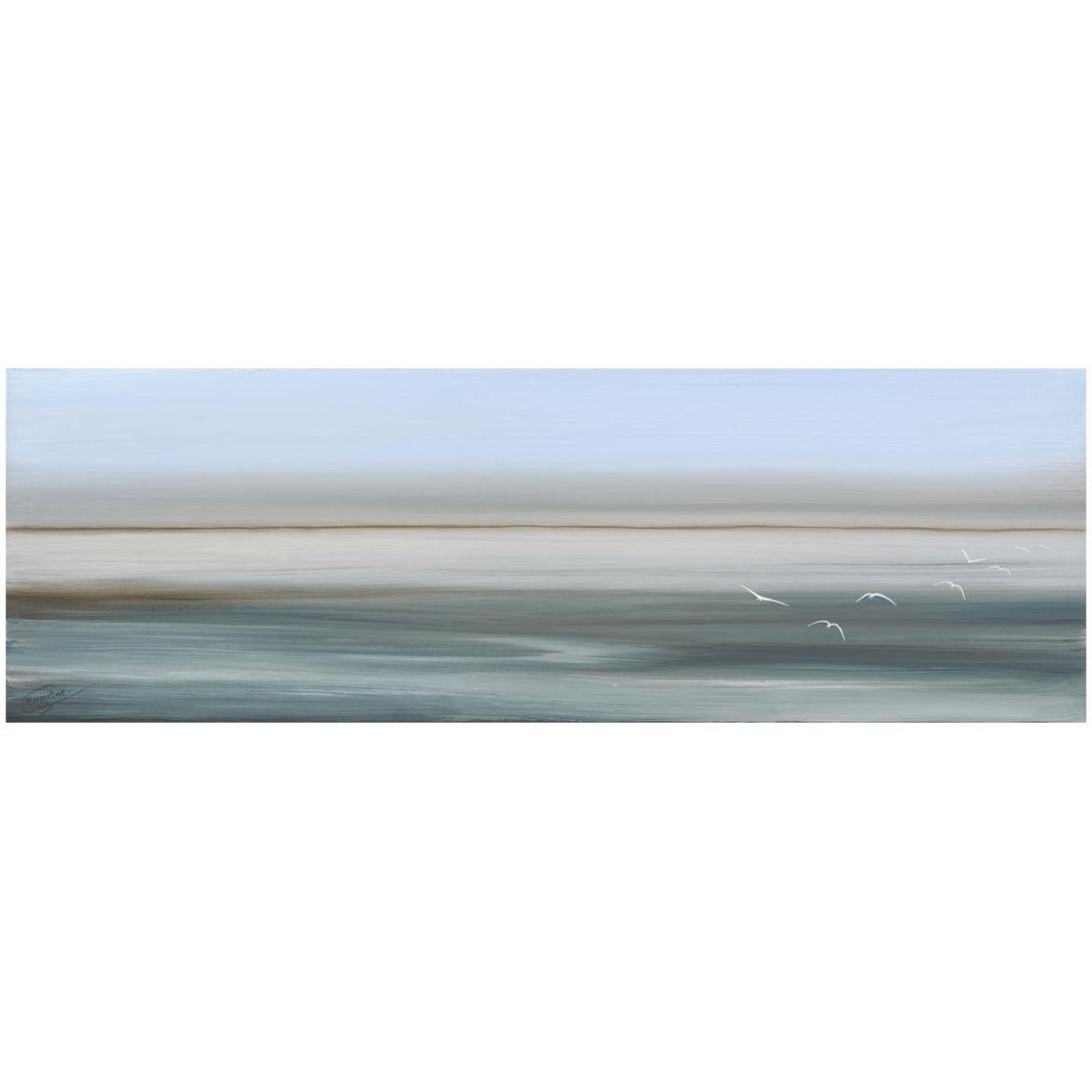 Quiet Motion -Paper Art-56&quotx20"