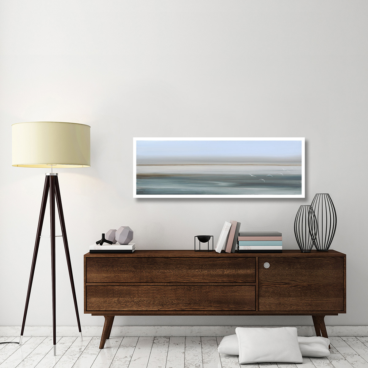 Quiet Motion -Paper Art-56&quotx20"