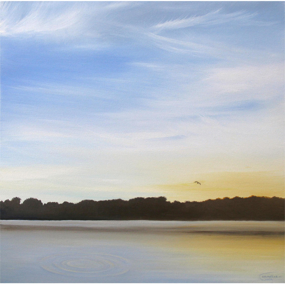 Ripples -Paper Art-38&quotx38"