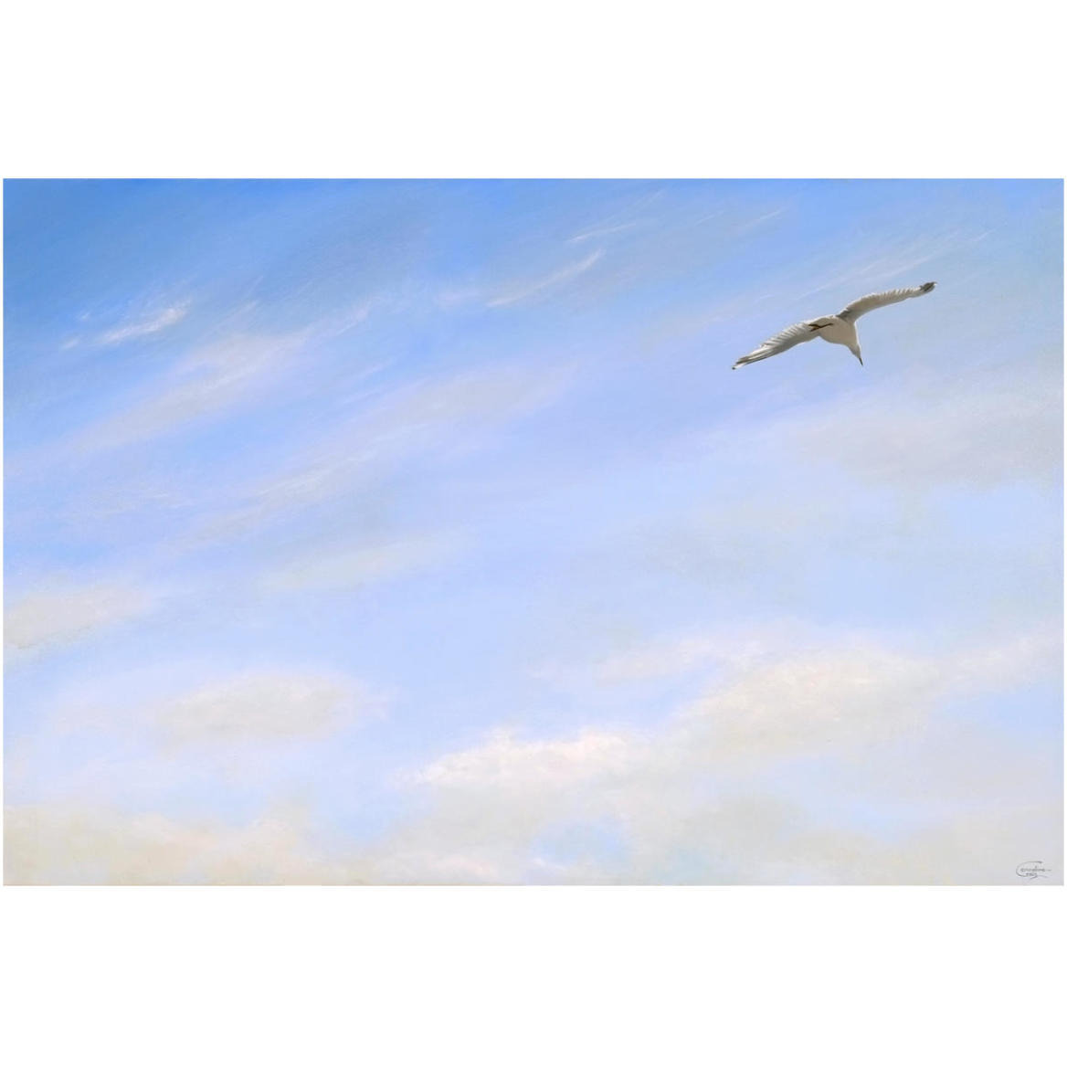 Seagull 2 -Paper Art-62&quotx42"