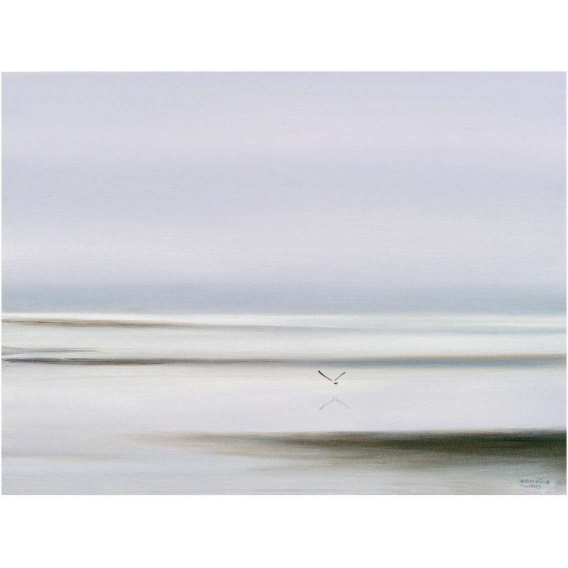 Stillness in Motion 2 -Paper Art-18&quotx14"