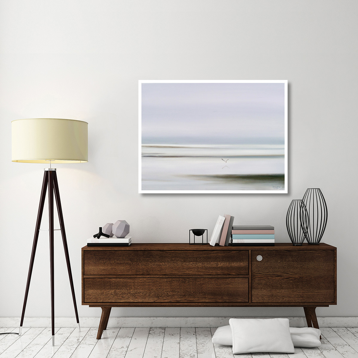 Stillness in Motion 2 -Paper Art-50&quotx38"
