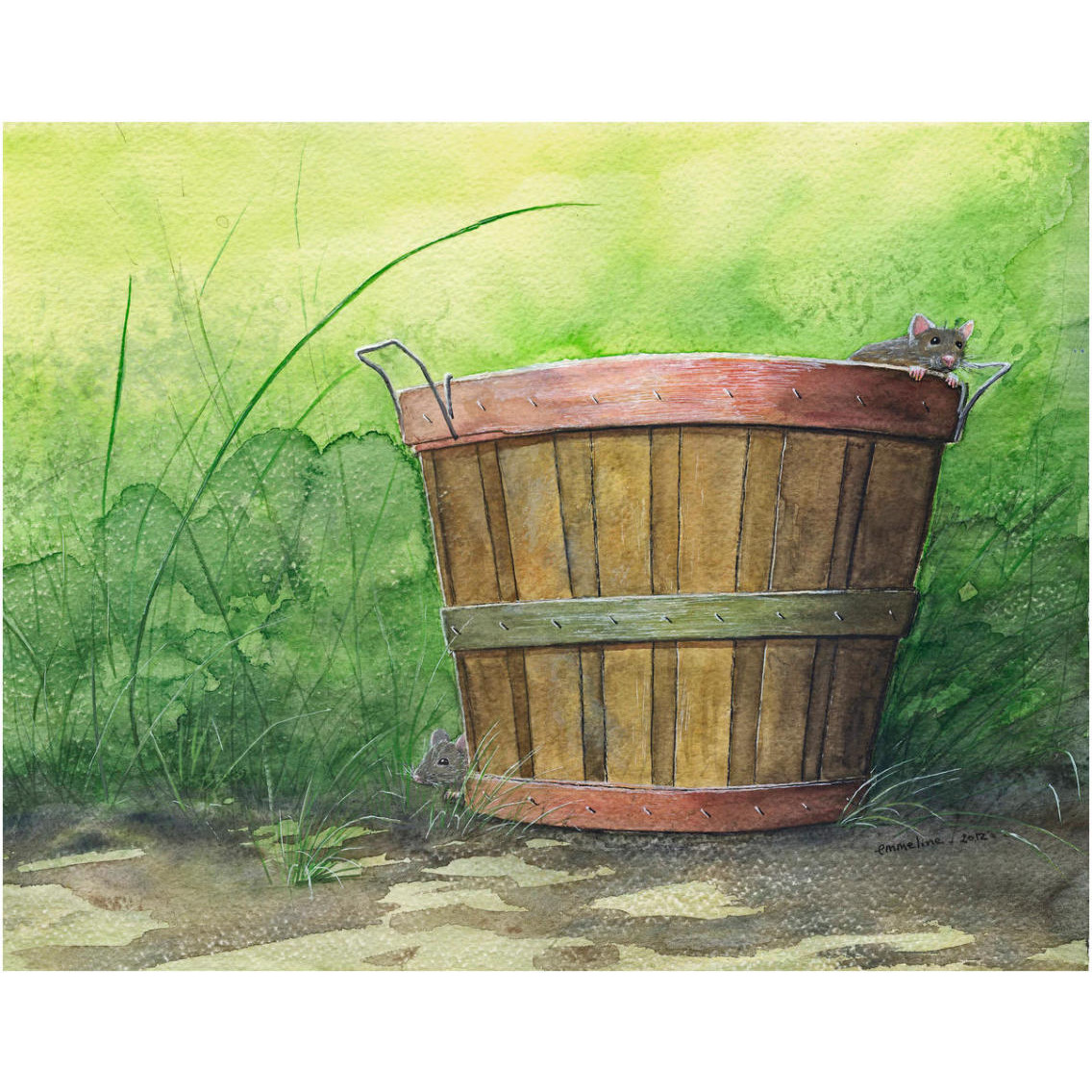 The Basket -Paper Art-18&quotx14"