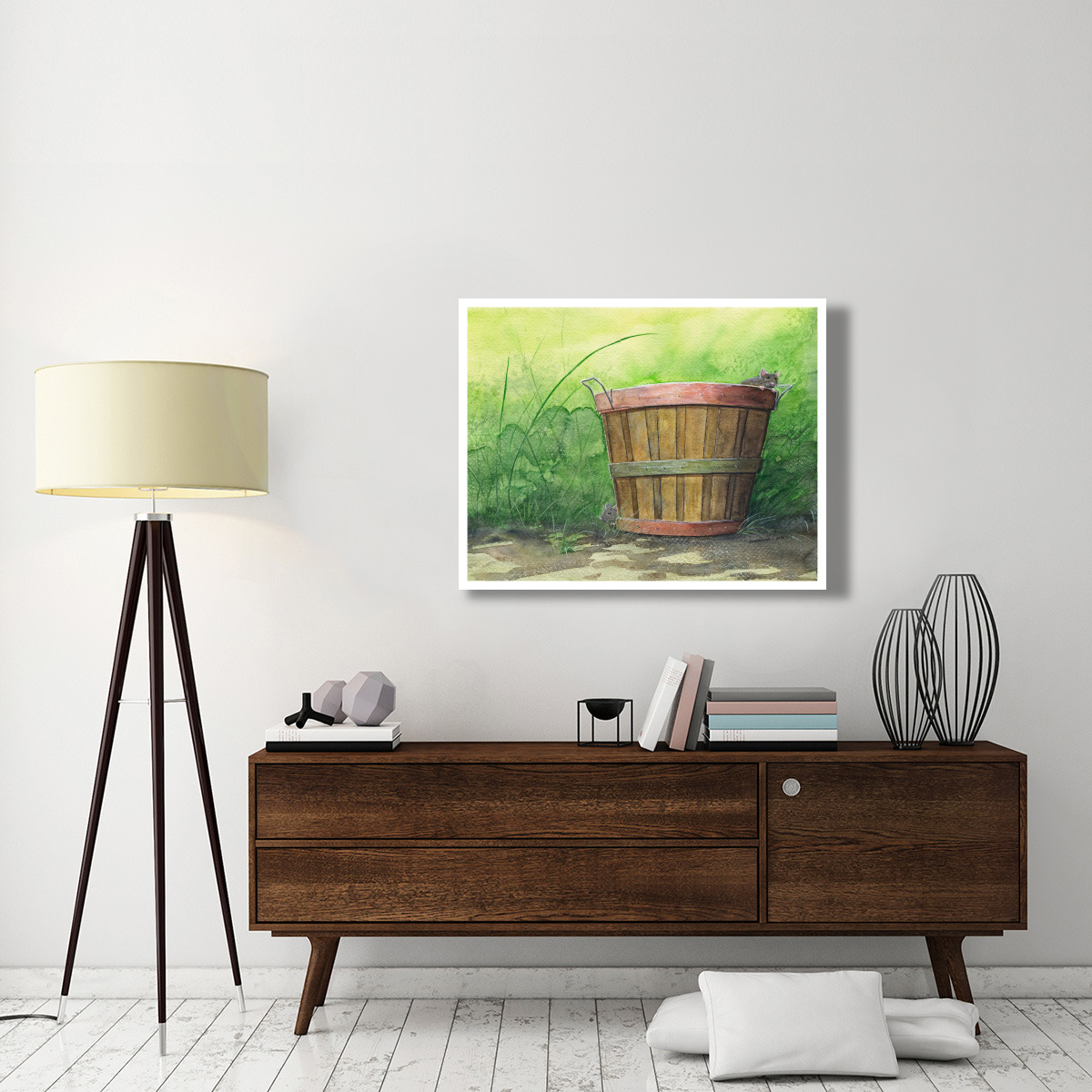 The Basket -Paper Art-42&quotx32"